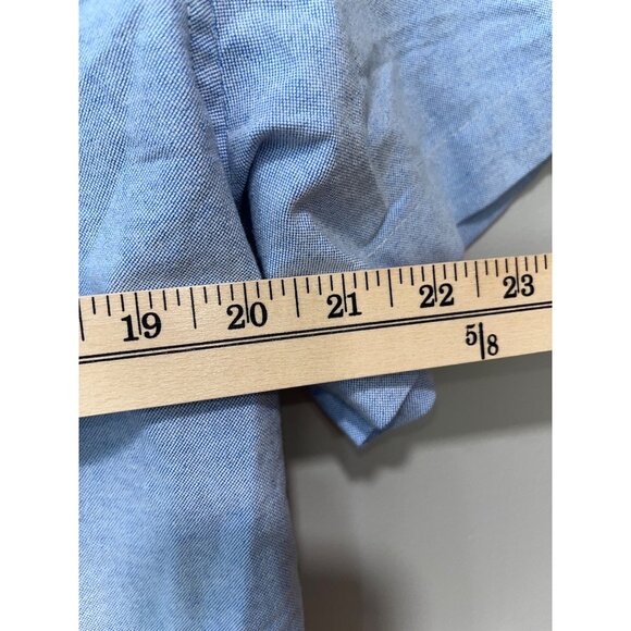 US Polo Assn Mens Button-Down Shirt Size Large Blue Stretch - Picture 4 of 9